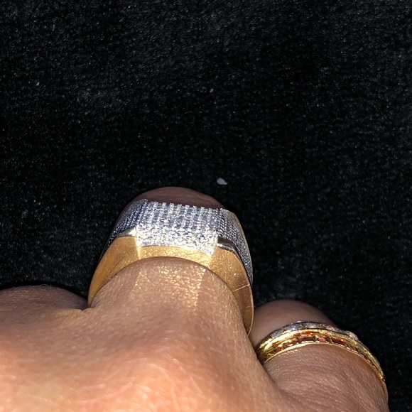 REAL DIAMOND Ring not CZ not moissanite UNBEATABLE - Picture 6 of 10